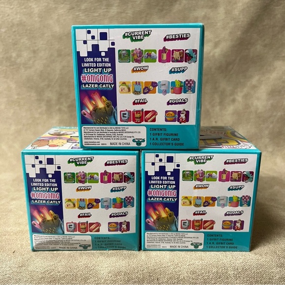 Lot of (3) OH! MY GIF Moose Toys BIT Packs GIFS GONE LIVE Animated Toys - Picture 2 of 2